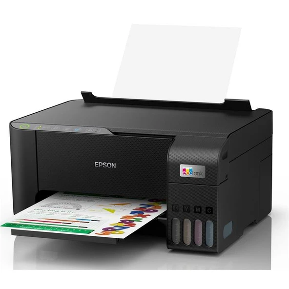 Epson L3250 EcoTank Yazıcı Tarayıcı Fotokopi Tanklı Mürekkep Püskürtmeli Yazıcı - 3