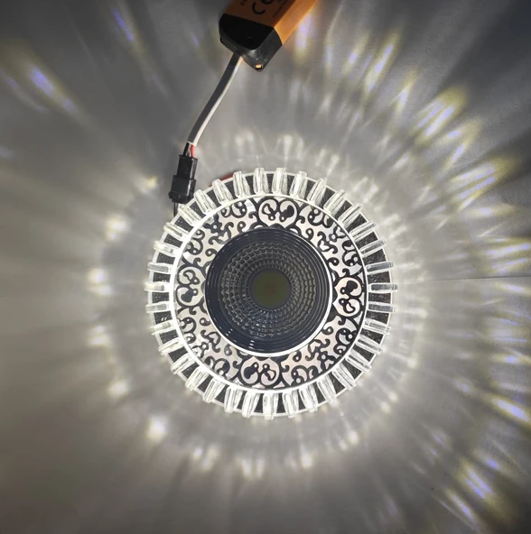 ENBRIGHT 8150 Cam Spot Kasası 5W Beyaz Işık Led Çerçeveli Günışığı - 3