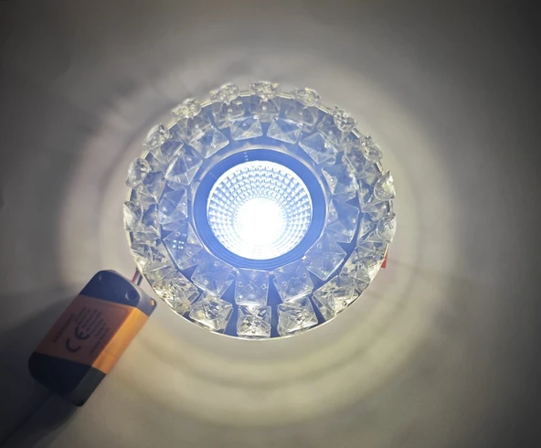 ENBRIGHT 8202 Cam Spot Kasası 5W Beyaz Işık Led Çerçeveli Günışığı - 2