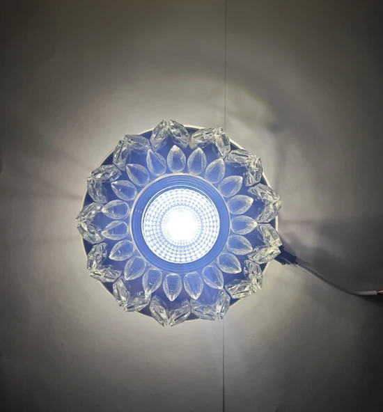 ENBRIGHT 8140 Cam Spot Kasası 5W Beyaz Işık Led Çerçeveli Günışığı - 2