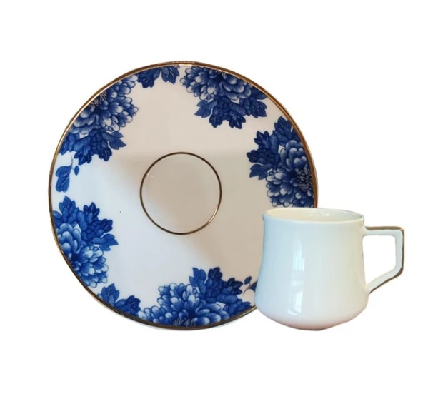 Evaliza King Flower 130ML 6 Kişilik Çay Fincan Takımı