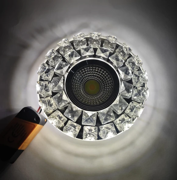 ENBRIGHT 8202 Cam Spot Kasası 5W Beyaz Işık Led Çerçeveli Günışığı - 3