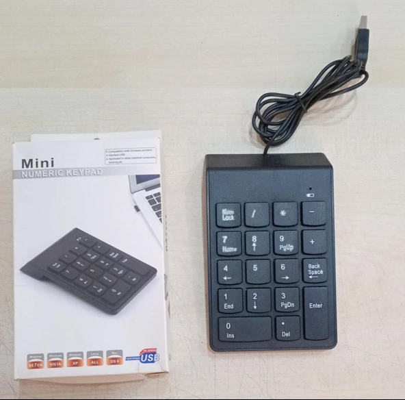Platoon Numeric Keypad-Numpad-Usb Kablolu Keypad 18 Tuş Mini Keypad