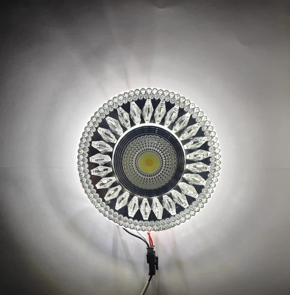 ENBRIGHT 8236 Cam Spot Kasası 5W Beyaz Işık Led Çerçeveli Günışığı - 2