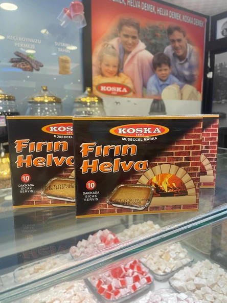 KOSKA FIRIN HELVA KOLİ 220 GR 12 ADET - Resim 3