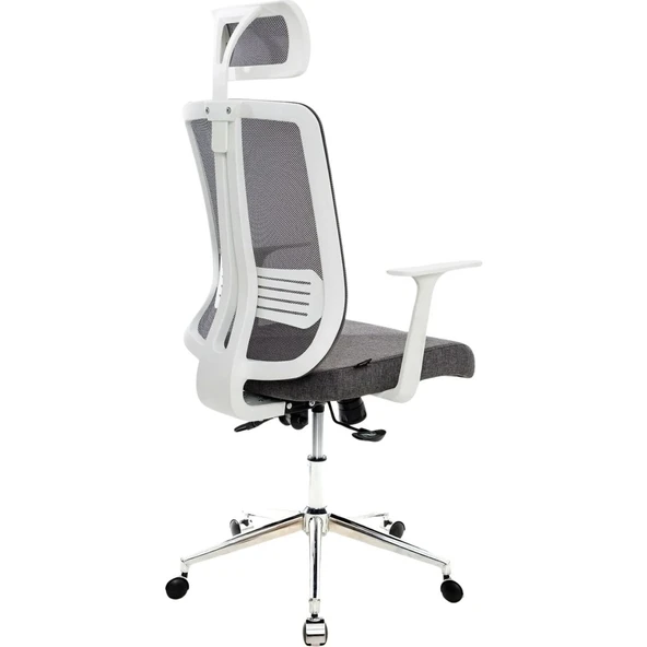 Comford White Ofis Koltuğu Makam Koltuğu Çalışma Koltuğu - 6