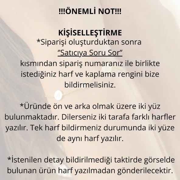925 ayar gümüş HARF bileklik yuvarlak zemine yazılı tamtur zirkon taşlı - 2