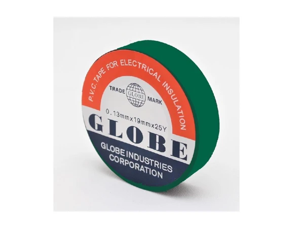 Globe İzolebant 19 mm Elektrik Bandı Yeşil