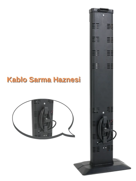 Corion Dikey Isıtıcı – Elektrikli Isıtıcı Konforu, Elektrikli Soba ile Etkili Isınma, Şık Tasarım! - Resim 3