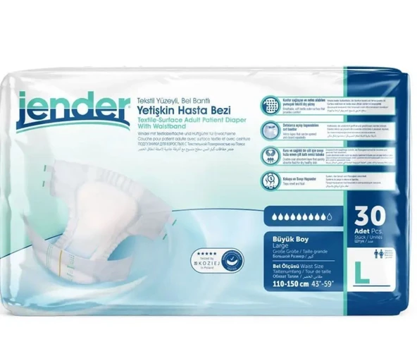 JENDER Hasta Bezi Large 30'lu Paket