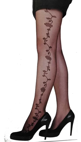 Daymod Kadın Margarita Desenli İnce Külotlu Çorap ürün görseli