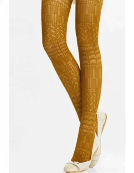 Daymod Daisy File Desenli Kadın Külotlu Çorap ürün görseli