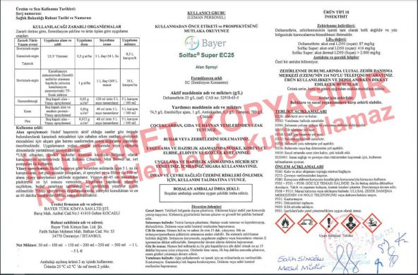 BAYER SOLFAC SUPER EC 25 100 ML haşere ilacı - 2