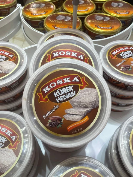 KOSKA KAKAOLU KÜREK HELVASI 400 GR KOLİ 12 ADET - 4
