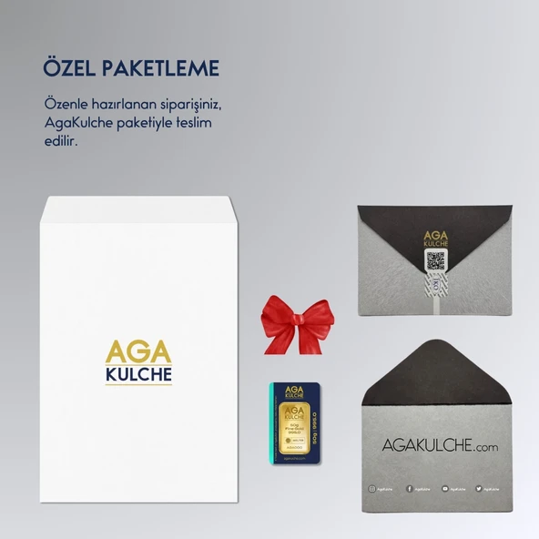 AgaKulche 50 gr 995 24 Ayar Külçe Altın - 3