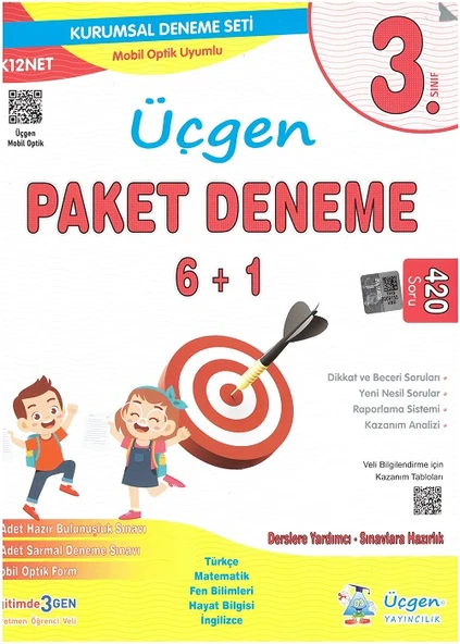 Ata 3.Sınıf Okula Yardımcı Bursluluk ve Özel Okullara Hazırlık Deneme Seti - Resim 3