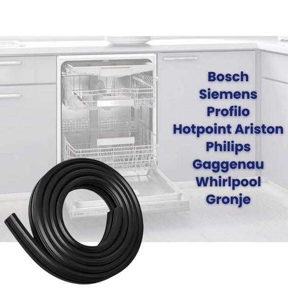 Bulaşık Makinesi Kapak Contası, Bosch Avantixx, Logixx, Classixx Maxx ile Uyumlu - Resim 5