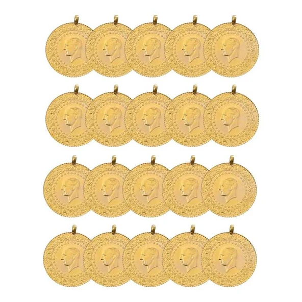 AgaKulche Eski 20 Adet Çeyrek Altın