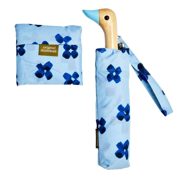 Original Duckhead Floral Rain Compact Duck Umbrella - 4
