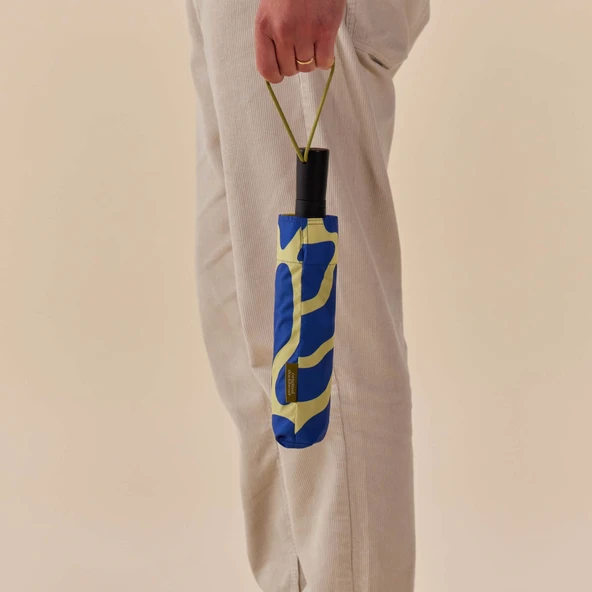 Original Duckhead The Daily - Blue Ripples Automatic Umbrella - 5