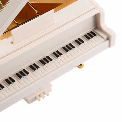 Piyano Tasarımlı Balerin Müzik Kutusu - 5