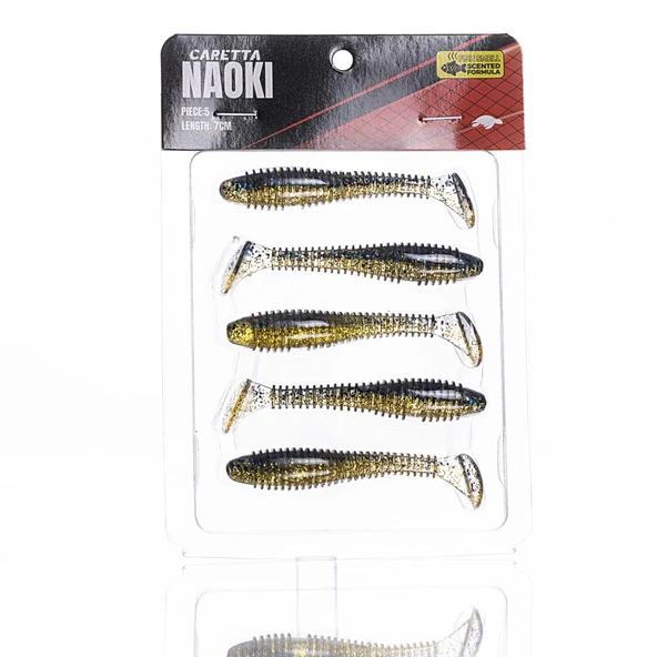 Caretta Naoki 7cm 3.2gr Silikon Yem  Color #01 ürün görseli 1