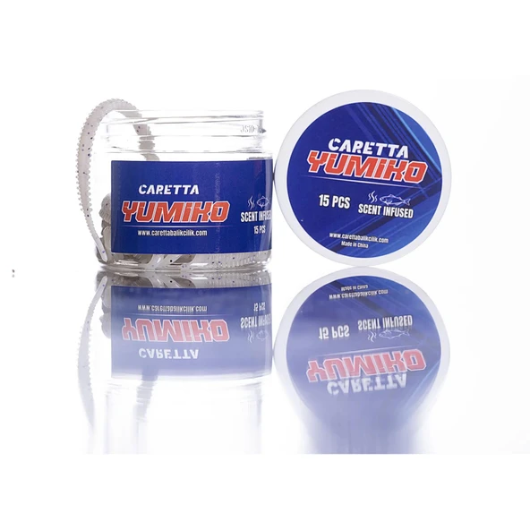 Caretta Yumiko 8cm 15 Adet LRF Yemi  White Glitter ürün görseli