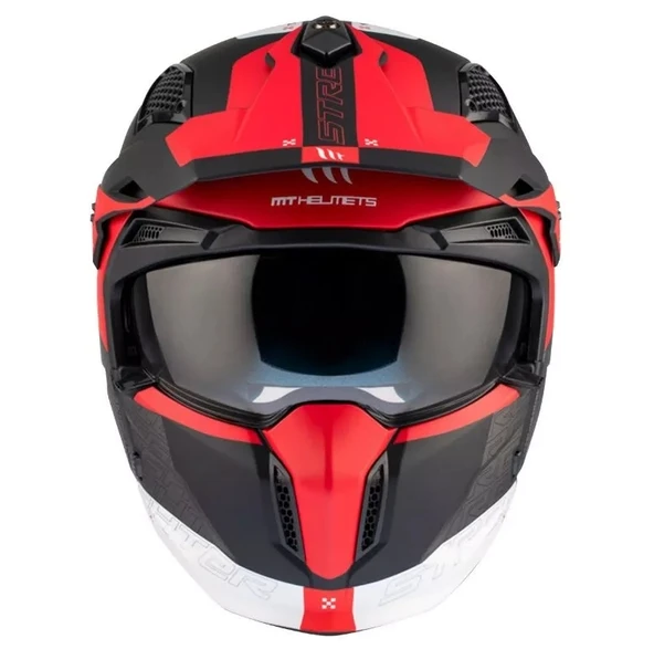 KASK MT STREETFİGHTER SV S TOTEM B5 MAT KIRMIZI