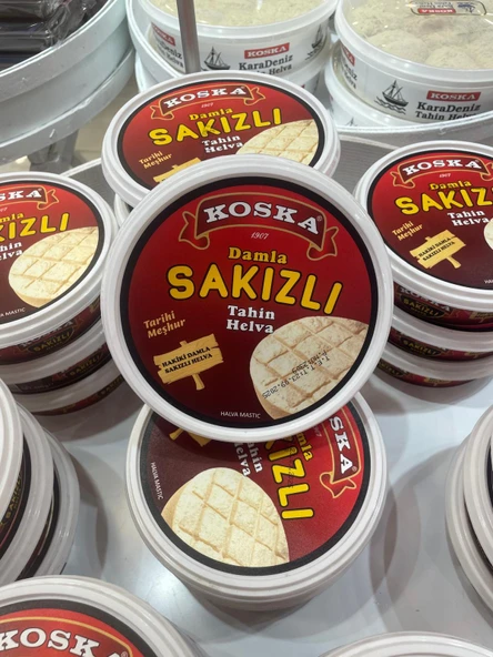 KOSKA SAKIZLI HELVA 400 GR KOLİ 12 ADET - 3