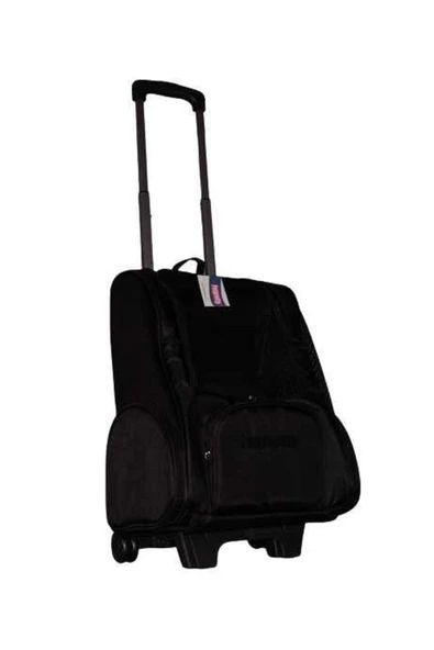 Çekçekli Sırt Çantası Siyah 32x28x46cm