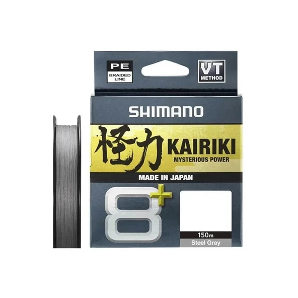 Shimano Kairiki + 8x 150 Mt Grey İp Misina