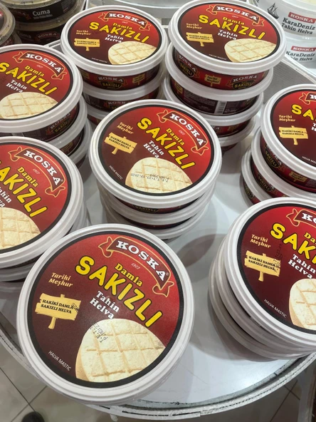 KOSKA SAKIZLI HELVA 400 GR KOLİ 12 ADET