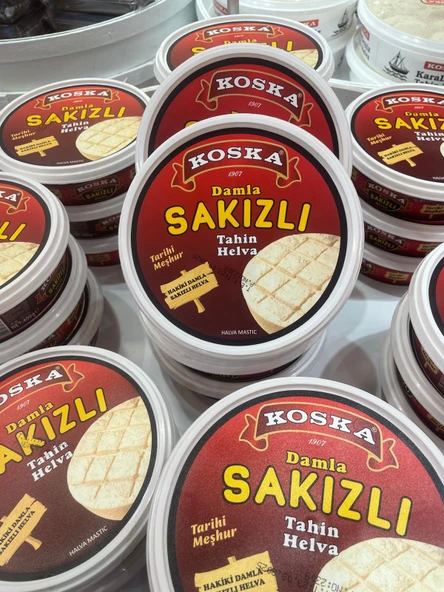 KOSKA SAKIZLI HELVA 400 GR KOLİ 12 ADET - 4