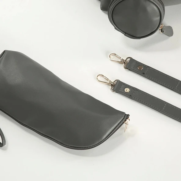 Nessiworld M&Y Diamond Anne Bebek Bakım Sırt Çantası 7345 Gri - Resim 3