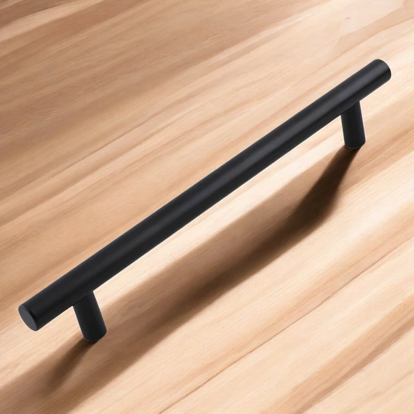 Çubuk Mobilya Mutfak Dolap Dolabı Çekmece Kulpu Kulbu -Mat Siyah Metal (160 MM-16.0 CM) Kulpları - Resim 3