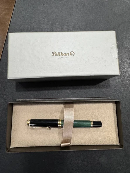 Pelikan Souveran M400 Dolma Kalem Siyah-Yeşil EF Uç - 4