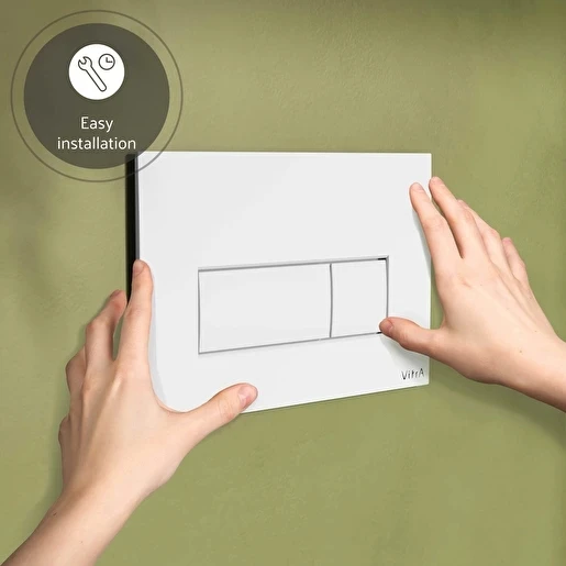 VitrA Root Square 740-2300 Kumanda Paneli, Parlak Beyaz - 2