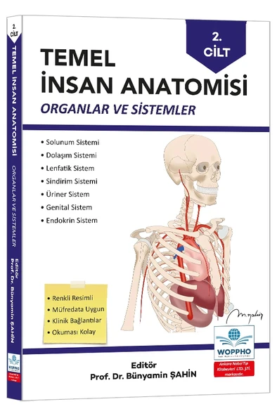 Temel İnsan Anatomisi 2. Cilt Organlar ve Sistemler ürün görseli 1