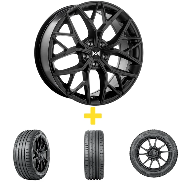 Kormetal Tesla Y Uyumlu KM3419 19" Jant 4 Adet + Nokian 255/45R19 Yaz Lastiği 4 Adet