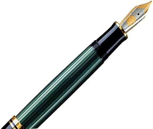 Pelikan Souveran Serisi M400 Yeşil Siyah Dolma Kalem M - 3