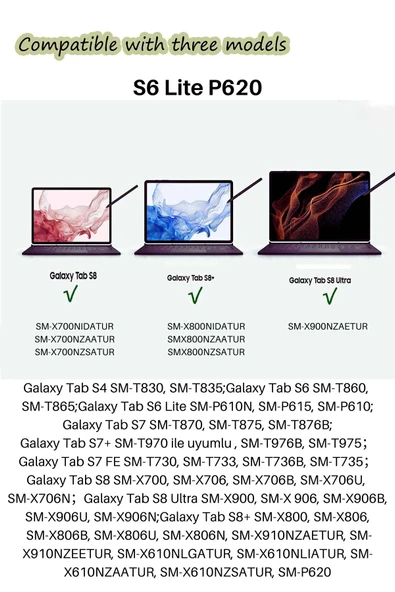 Galaxy Tab S6 Lite (2024) Tablet Uyumlu Spen Dokunmatik Tablet Kalemi - 6