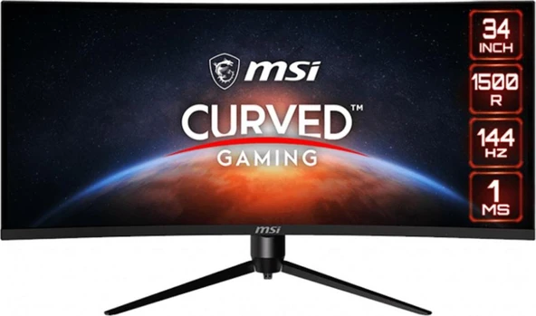 MSI Optix MAG342CQR 34" 1 ms WQHD Curved 144 Hz Oyuncu Monitörü