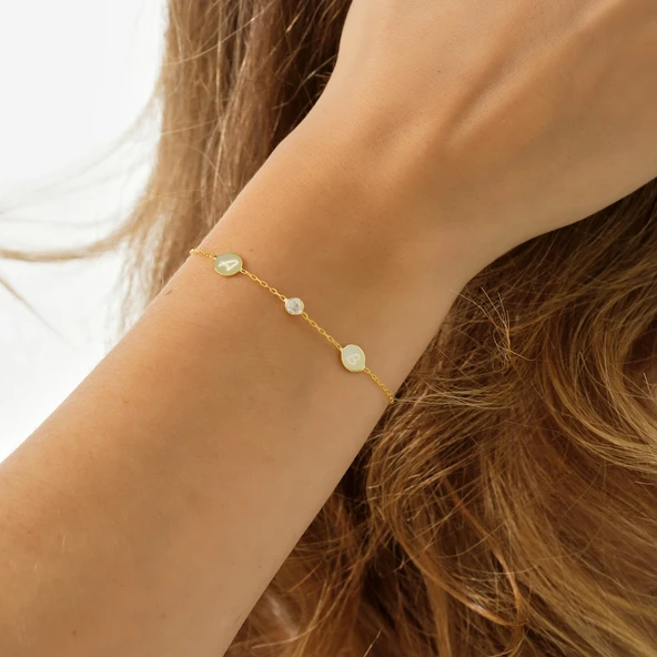 925 ayar gümüş kişiye özel harf bileklik 2 harf