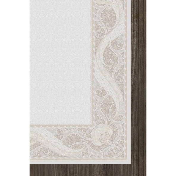 ARTEMİS HALI PALACE 08020A KREM VİZON KLASİK RETRO IPEK HALI (160X230) - 2