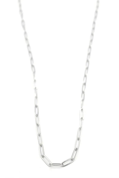 Zincir Kolye - 60 cm - Gümüş