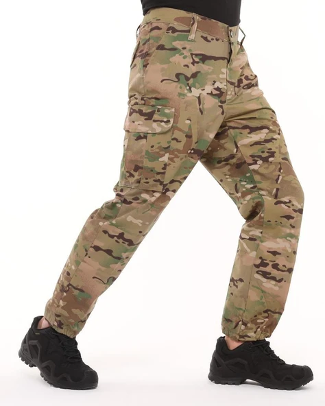 Single Sword Taktik Koruma ve Erkek Kargo Pantolonu, Kamuflaj - 5