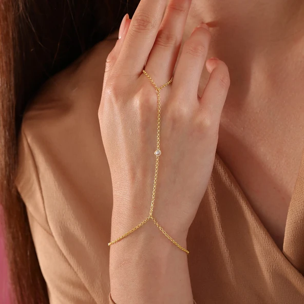 925 ayar gümüş zirkon tek taşlı doç zincirli şahmeran - 3