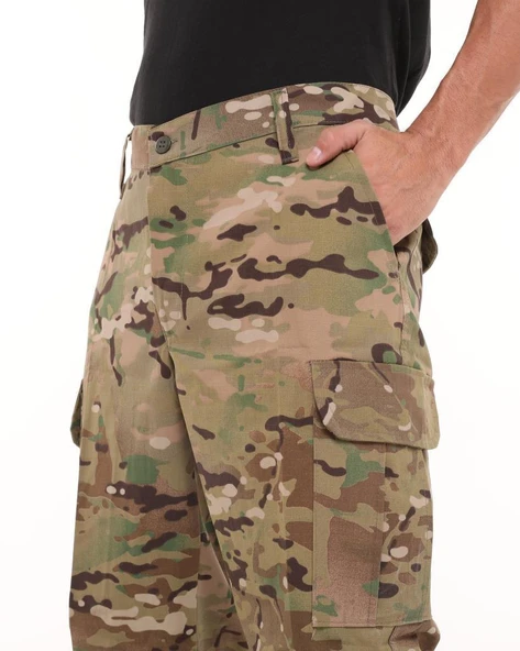 Single Sword Taktik Koruma ve Erkek Kargo Pantolonu, Kamuflaj - 6