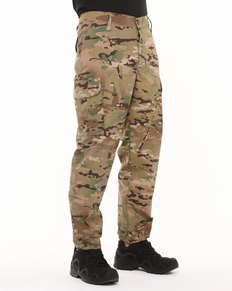 Single Sword Taktik Koruma ve Erkek Kargo Pantolonu, Kamuflaj - 4