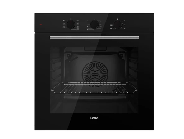 Ferre Flowart BL Modüler Seriisi 3'lü Siyah Ankastre Set ( QBL62CS-BL135-D080 ) - Resim 2